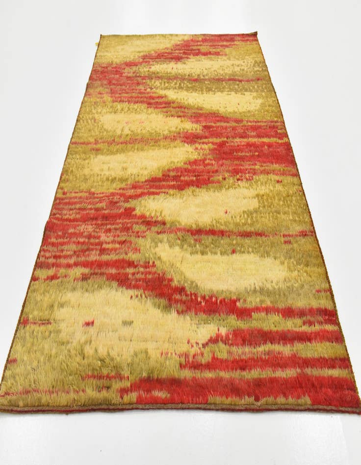 Detail image of  6' 8 x 9'  Hand Knotted Darya Wool Rug