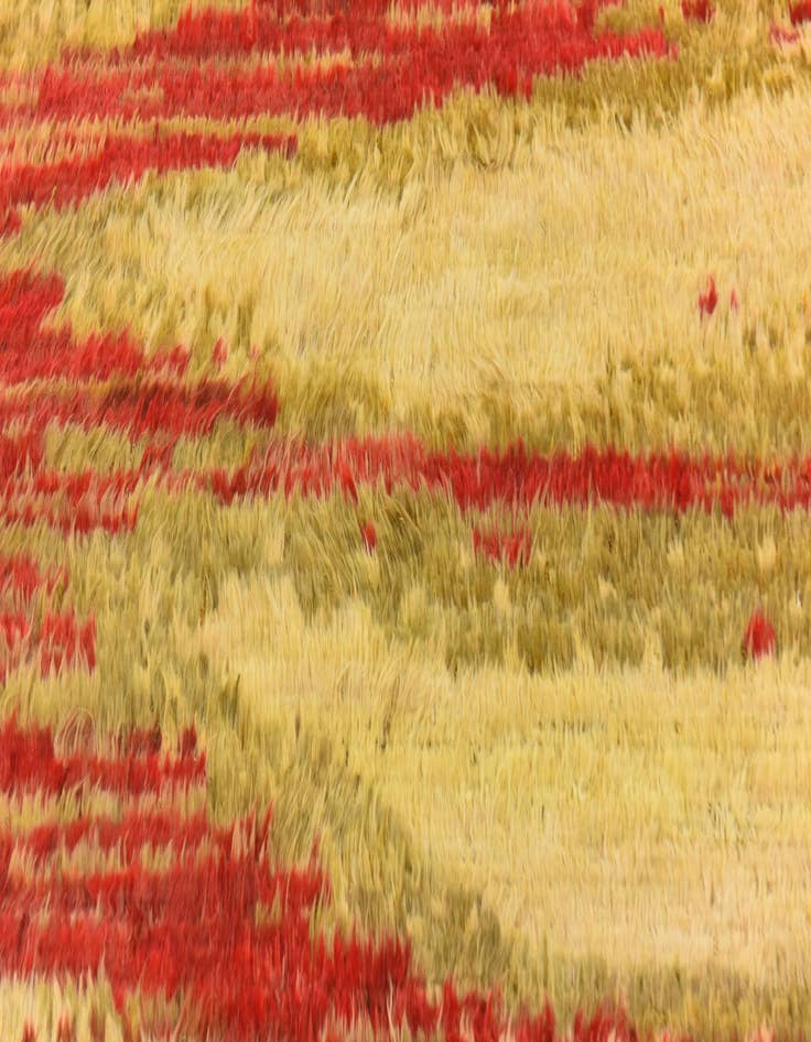 Detail image of  6' 8 x 9'  Hand Knotted Darya Wool Rug