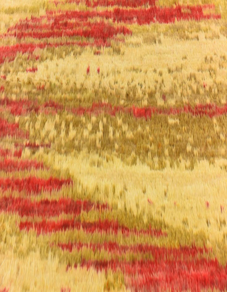 Detail image of  6' 8 x 9'  Hand Knotted Darya Wool Rug