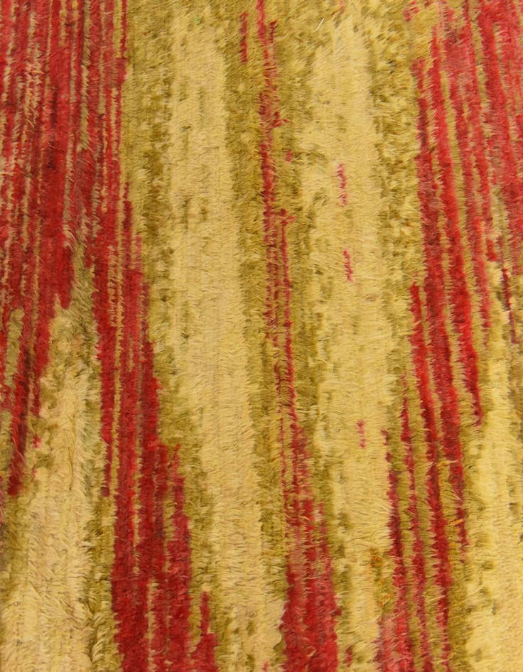 Detail image of  6' 8 x 9'  Hand Knotted Darya Wool Rug