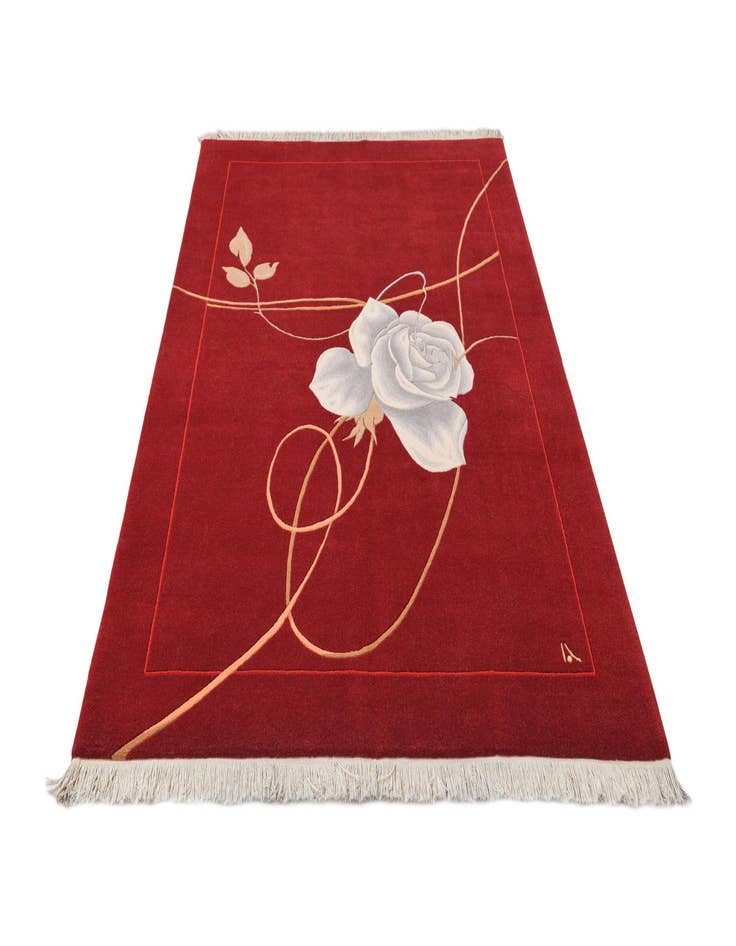 Detail image of  5' 7 x 7' 10  Hand Knotted Darya Wool Rug