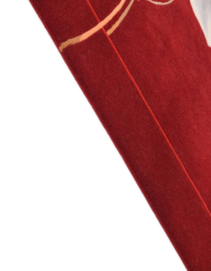 Detail image of  5' 7 x 7' 10  Hand Knotted Darya Wool Rug