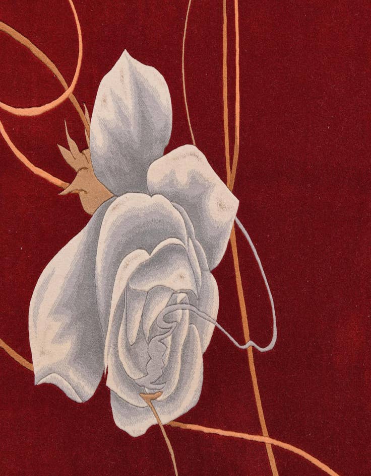 Detail image of  5' 7 x 7' 10  Hand Knotted Darya Wool Rug