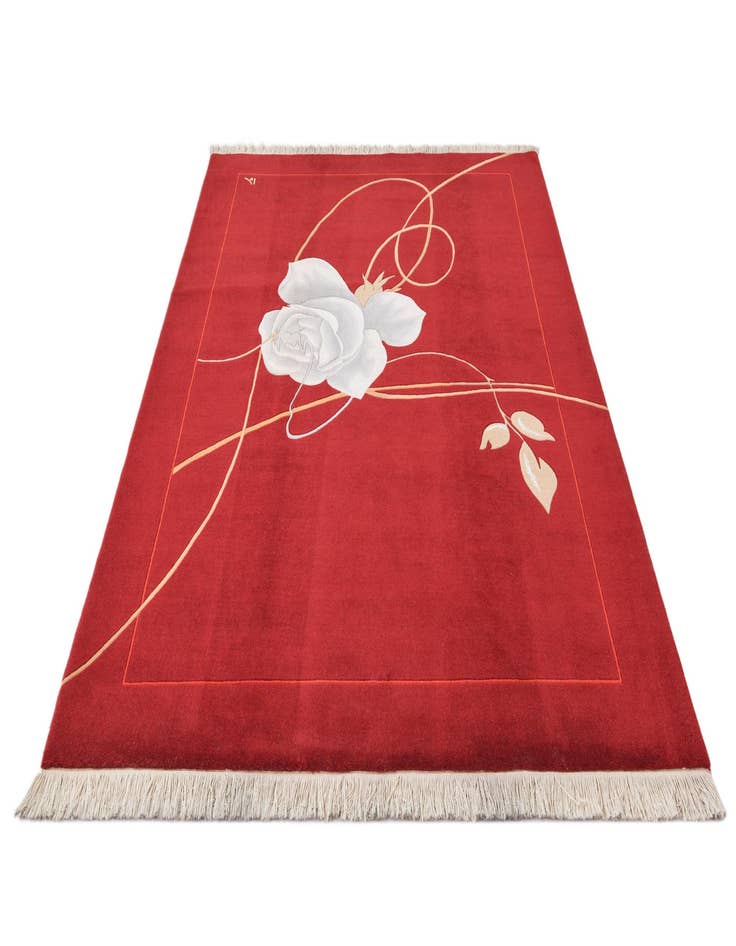 Detail image of  5' 7 x 7' 10  Hand Knotted Darya Wool Rug