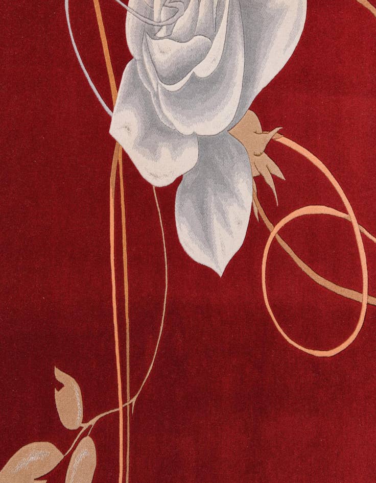 Detail image of  5' 7 x 7' 10  Hand Knotted Darya Wool Rug