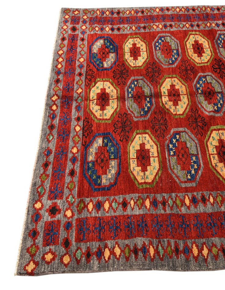 Detail image of  5' 6 x 8' 3  Hand Knotted Darya Wool Rug