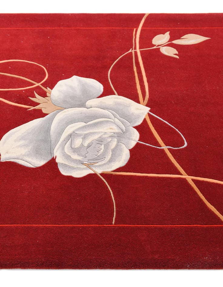 Detail image of  4' 11 x 6' 8  Hand Knotted Darya Wool Rug