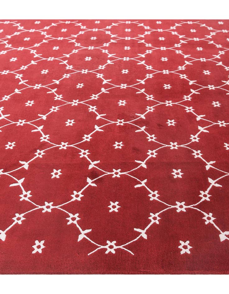 Detail image of  8' x 11' 5  Hand Knotted Darya Wool Rug