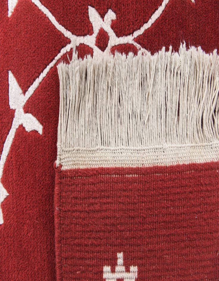 Detail image of  8' x 11' 5  Hand Knotted Darya Wool Rug