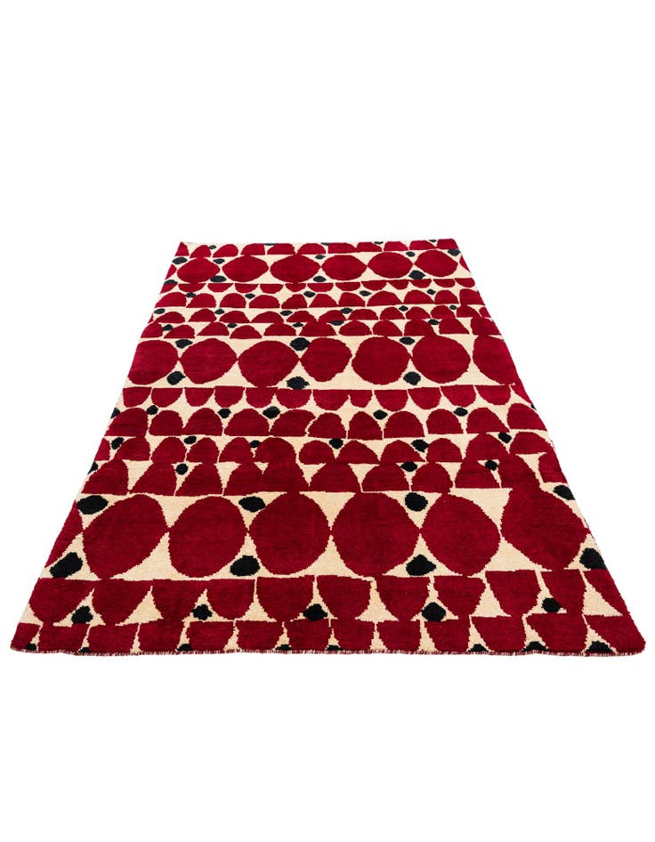 Detail image of  5' 3 x 8' 1  Hand Knotted Darya Wool Rug