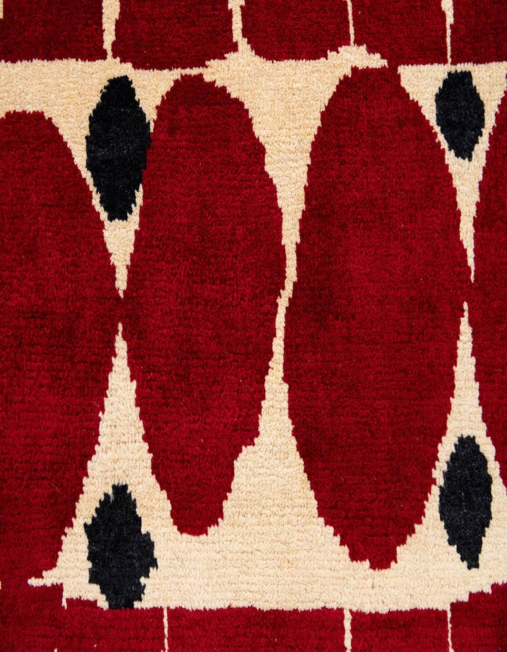 Detail image of  5' 3 x 8' 1  Hand Knotted Darya Wool Rug