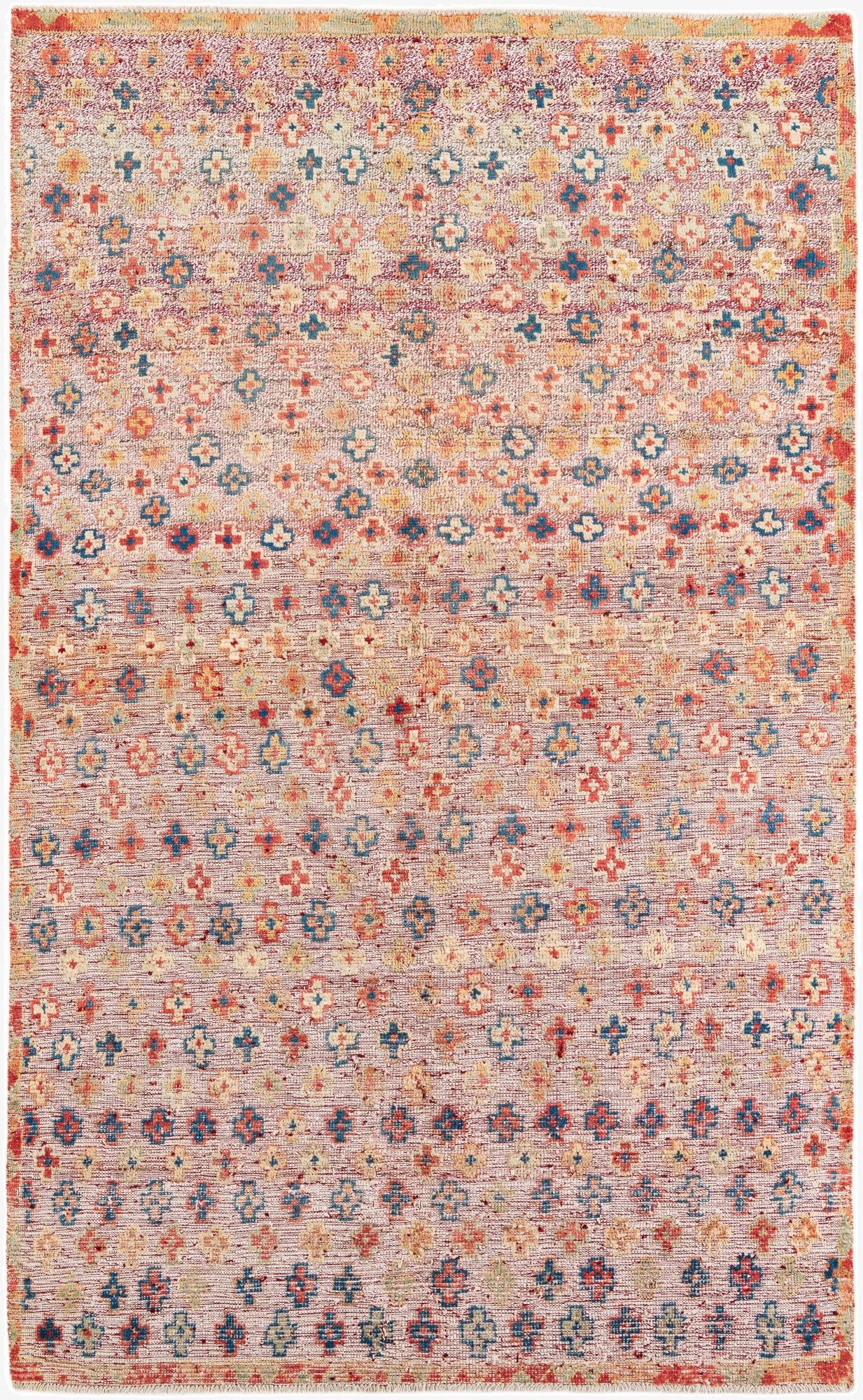  6' 5 x 11' 1  Hand Knotted Darya Wool Rug