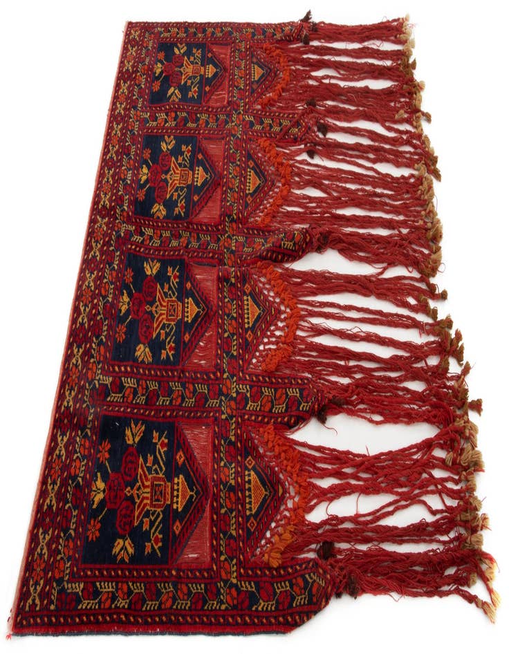 Detail image of  1' 8 x 4' 11  Hand Knotted Door surround Wool Rug