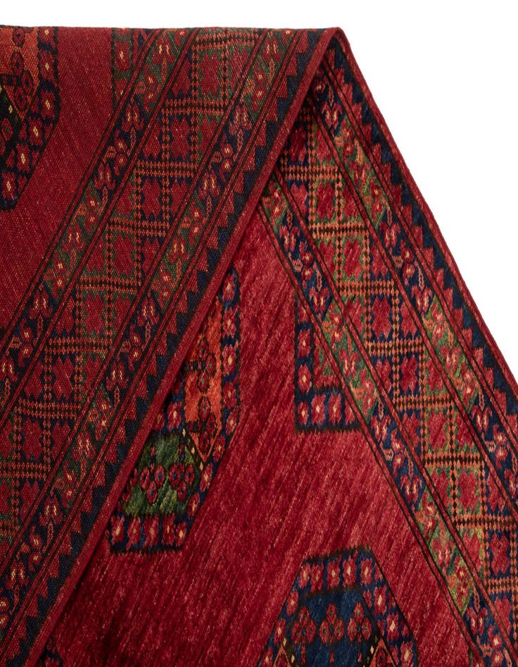 Detail image of  5' 1 x 6' 7 Ersari Afghan Wool Rug