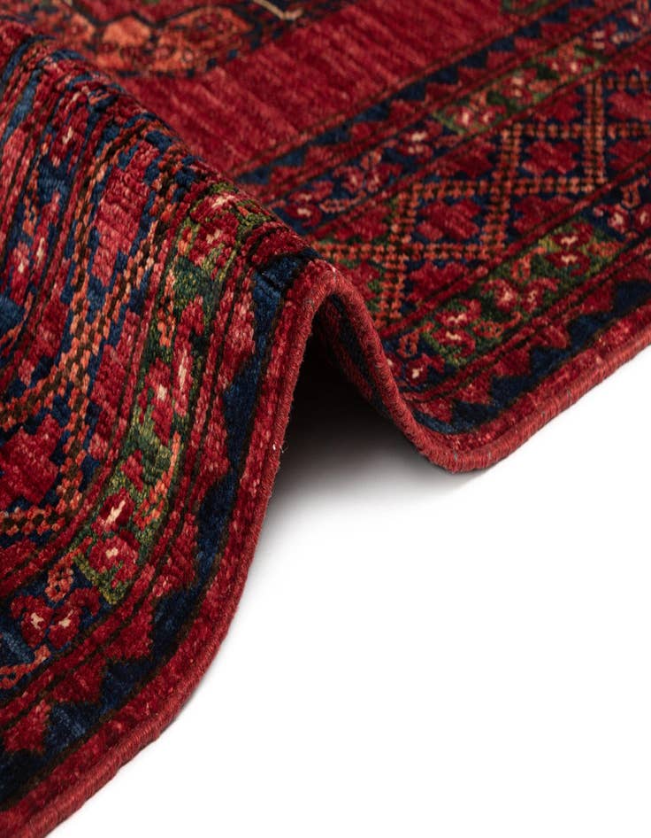 Detail image of  5' 9 x 7' 9 Ersari Afghan Wool Rug