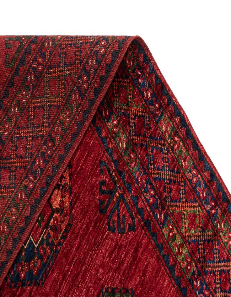 Detail image of  5' 9 x 7' 9 Ersari Afghan Wool Rug