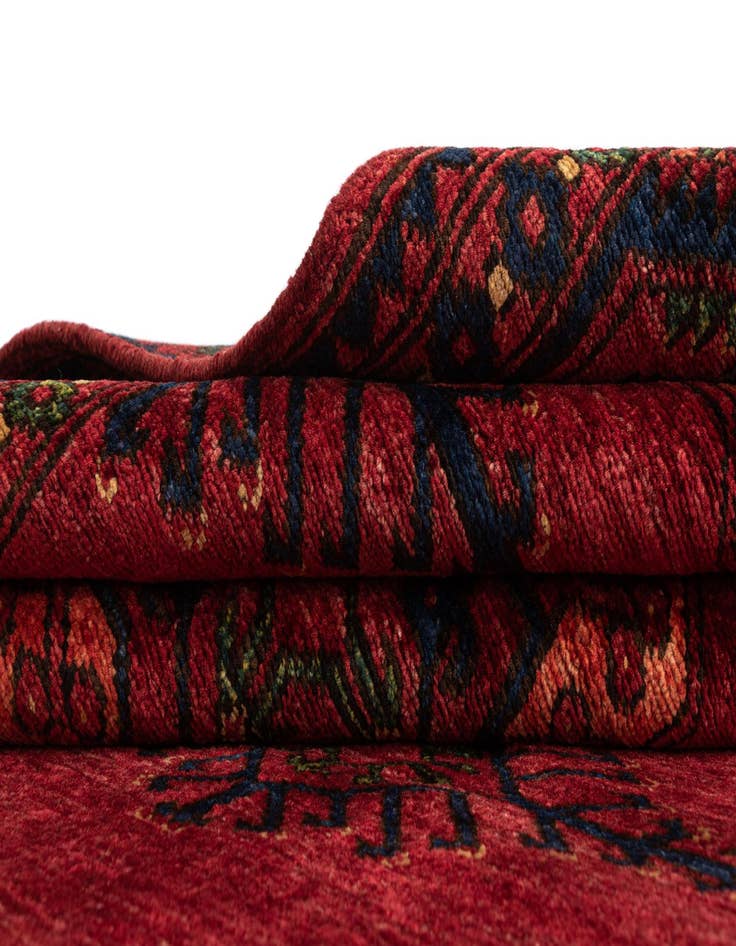 Detail image of  5' 9 x 7' 10 Ersari Afghan Wool Rug