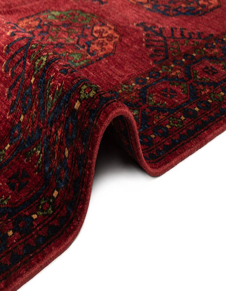 Detail image of  5' 9 x 7' 10 Ersari Afghan Wool Rug