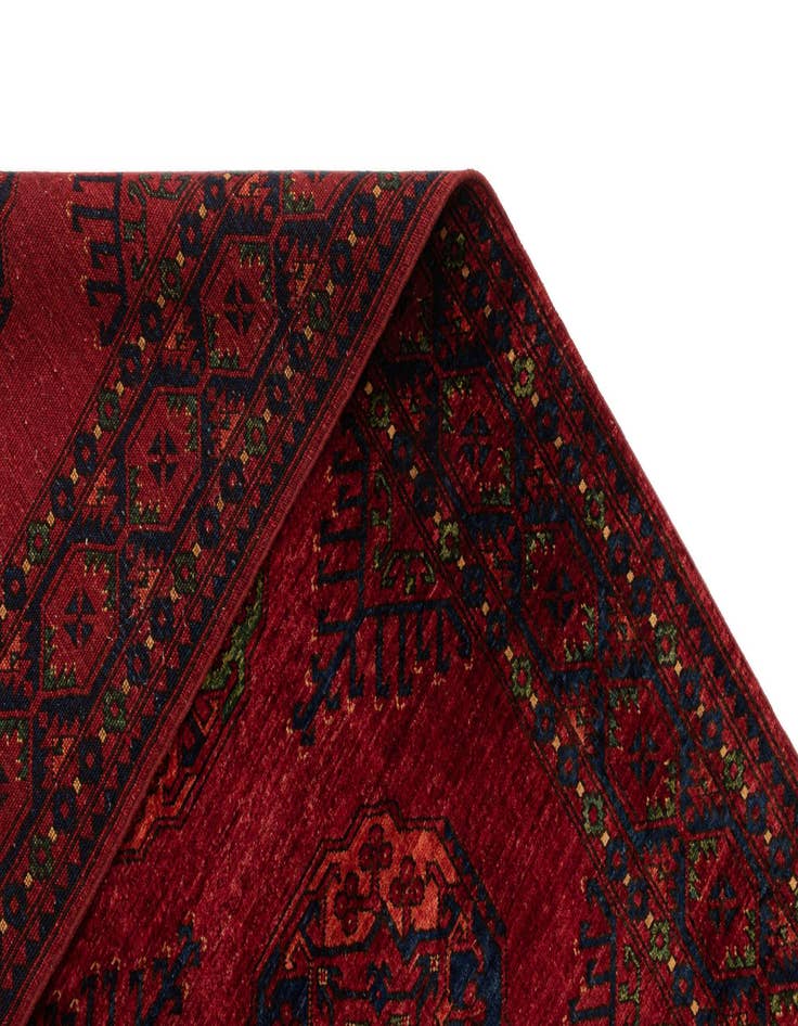 Detail image of  5' 9 x 7' 10 Ersari Afghan Wool Rug