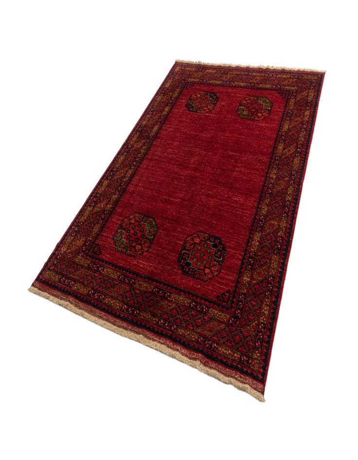 Detail image of  5' 11 x 7' 11 Ersari Afghan Wool Rug