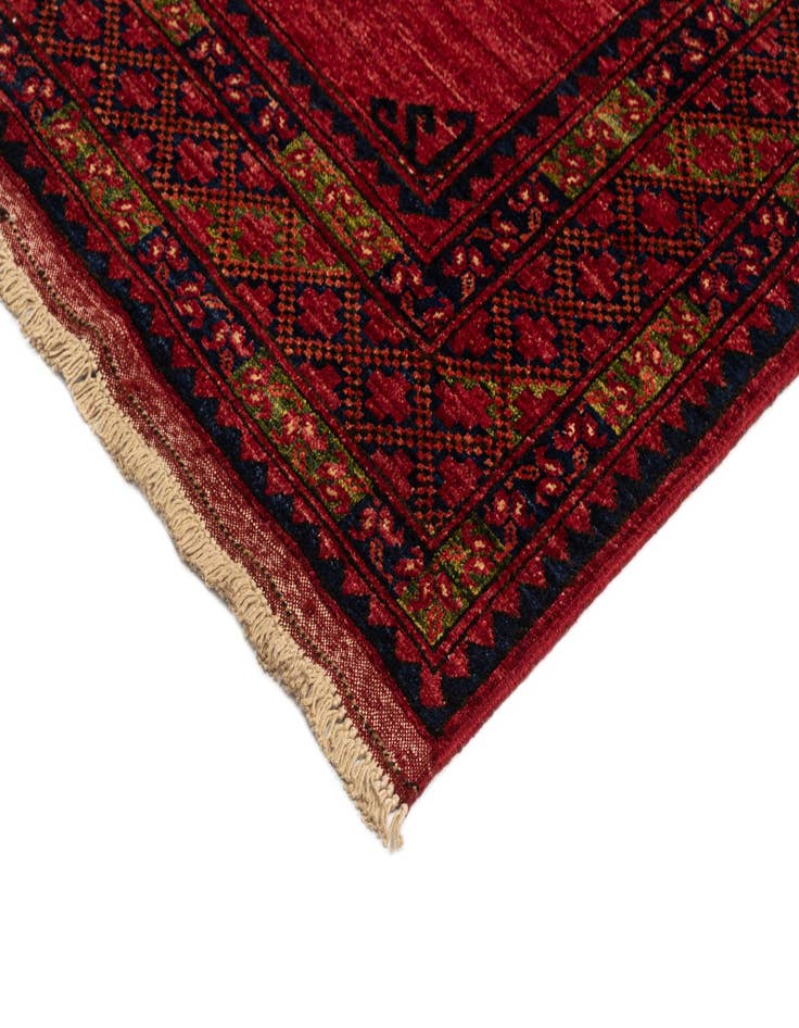 Detail image of  5' 11 x 7' 11 Ersari Afghan Wool Rug