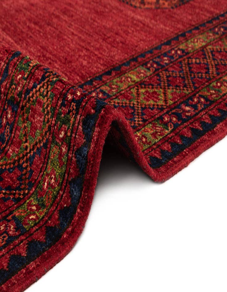 Detail image of  5' 11 x 7' 11 Ersari Afghan Wool Rug