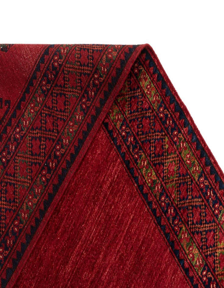 Detail image of  5' 11 x 7' 11 Ersari Afghan Wool Rug