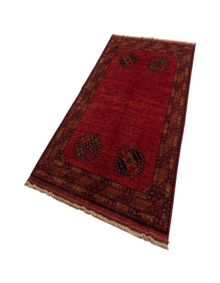 Detail image of  5' 7 x 8' 4 Ersari Afghan Wool Rug