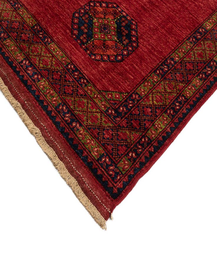 Detail image of  5' 7 x 8' 4 Ersari Afghan Wool Rug