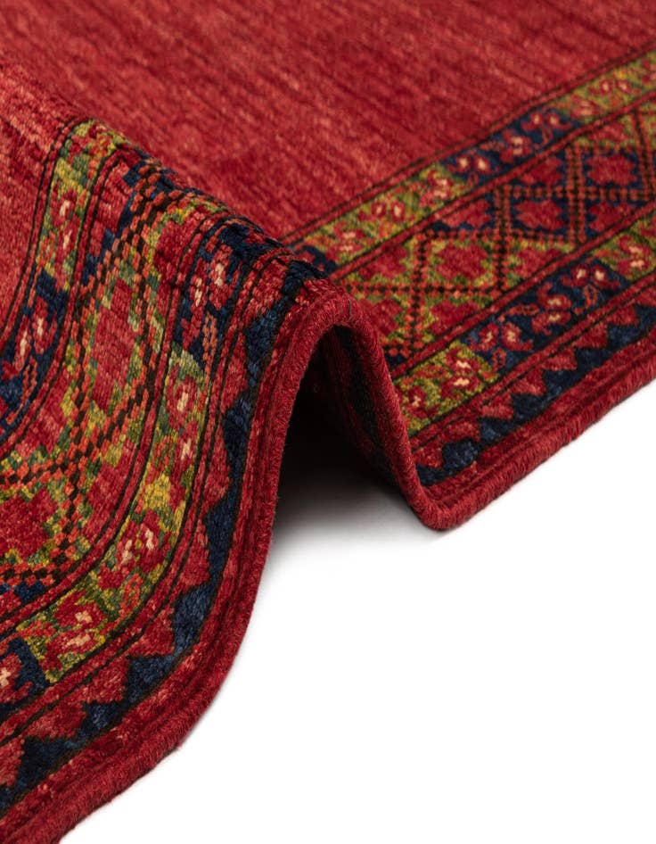 Detail image of  5' 7 x 8' 4 Ersari Afghan Wool Rug