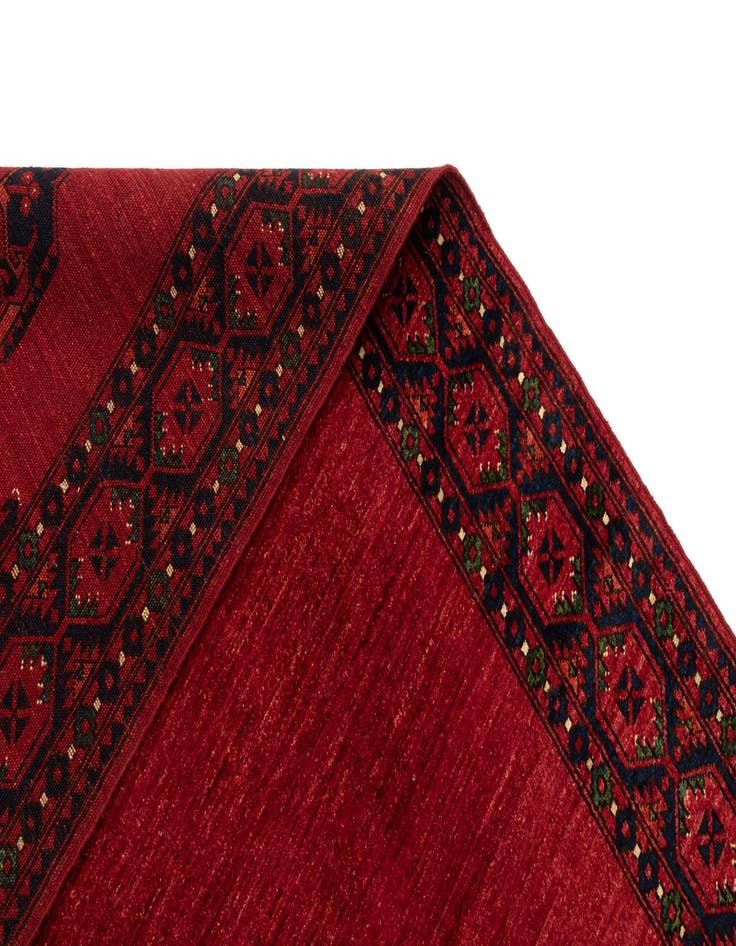 Detail image of  5' 11 x 8' Ersari Afghan Wool Rug