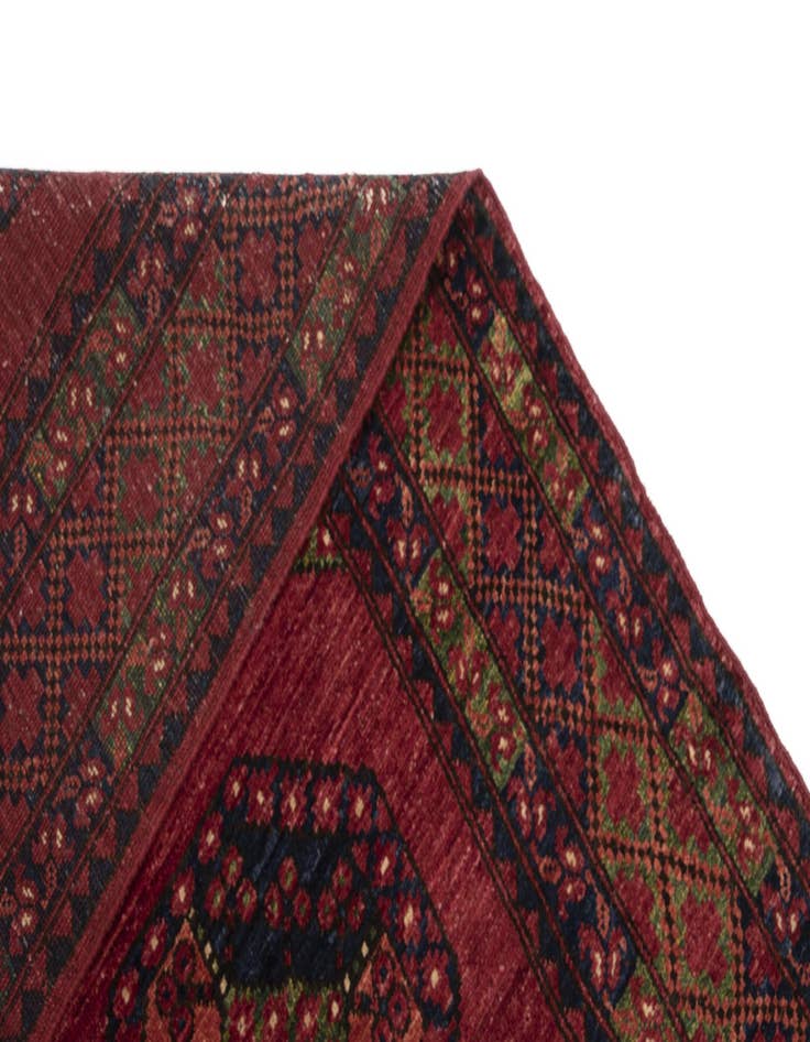 Detail image of  6' 8 x 10' 8 Ersari Afghan Wool Rug