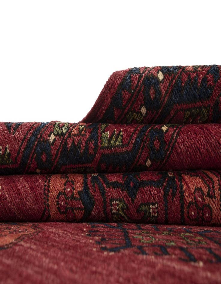 Detail image of  8' 8 x 9' 9 Ersari Afghan Wool Rug