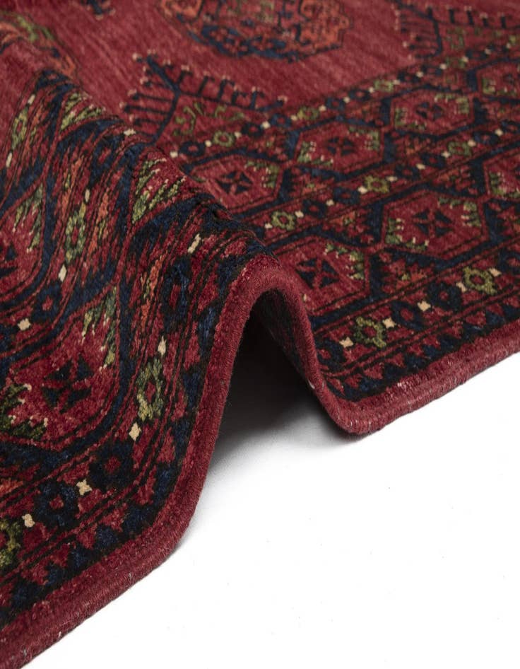 Detail image of  8' 8 x 9' 9 Ersari Afghan Wool Rug