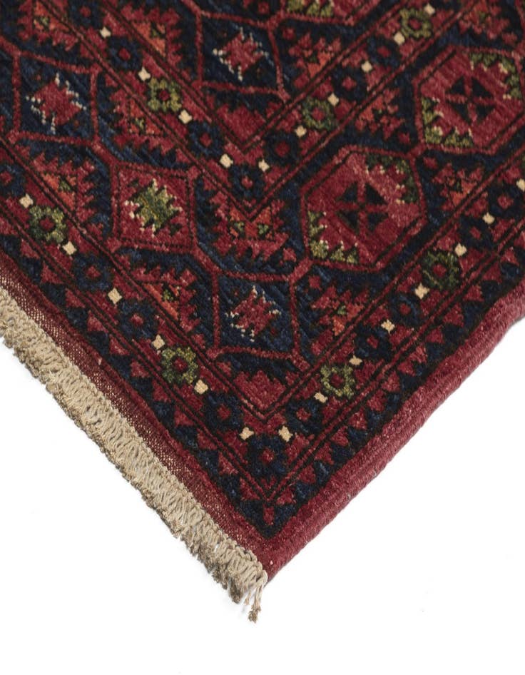 Detail image of  8' 8 x 9' 9 Ersari Afghan Wool Rug