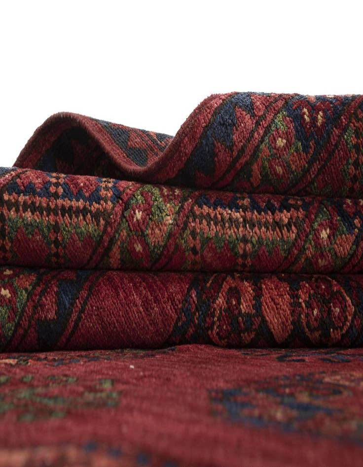 Detail image of 8' 4 x 9' 11 Ersari Afghan Wool Rug