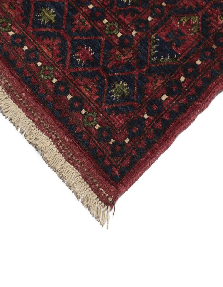 Detail image of  9' 1 x 12' 2 Ersari Afghan Wool Rug