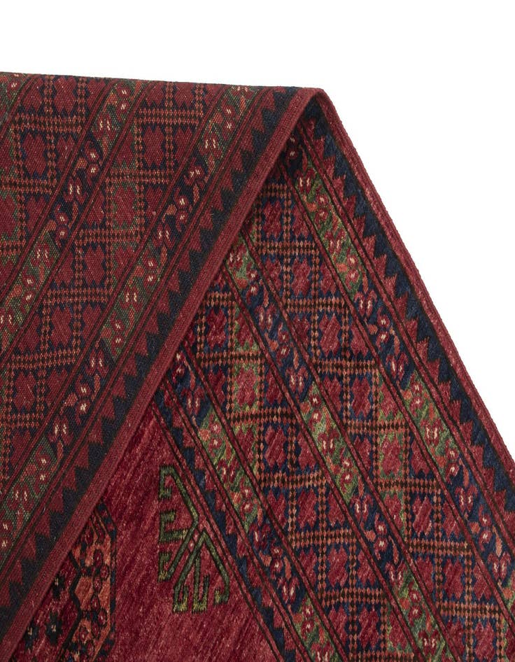 Detail image of  8' 11 x 12' 1 Ersari Afghan Wool Rug