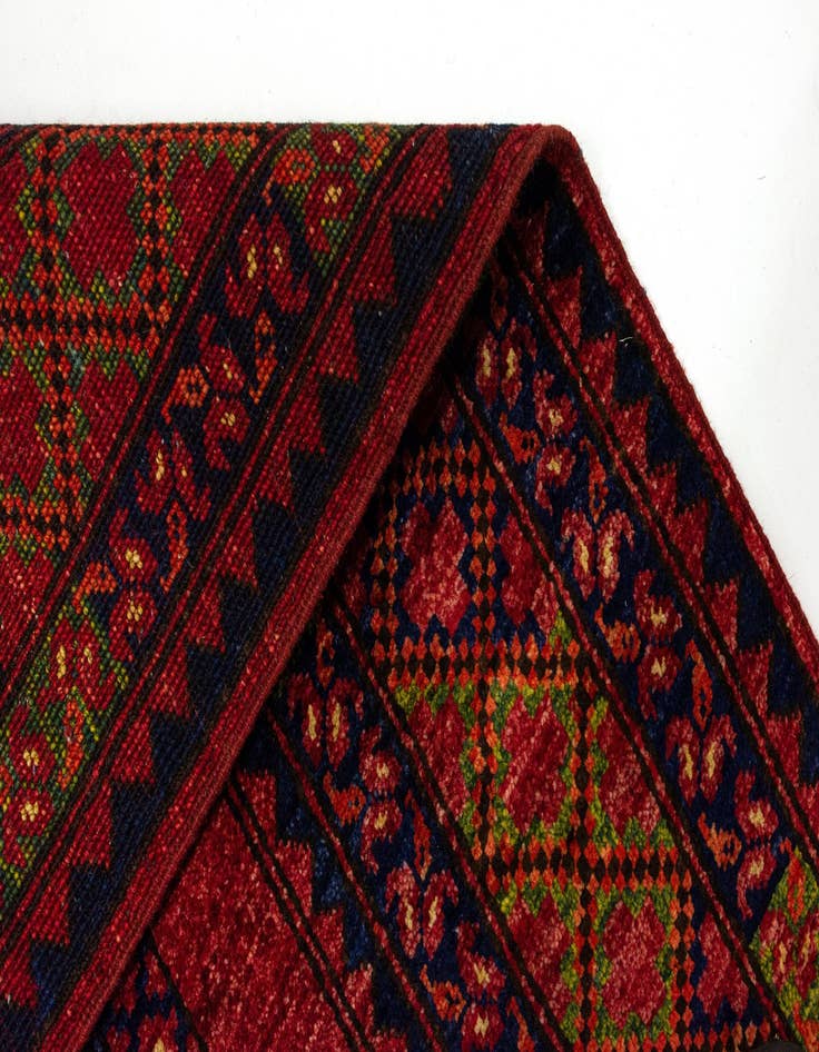 Detail image of  4' 1 x 6' Ersari Afghan Wool Rug