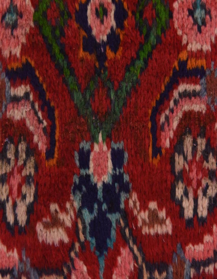 Detail image of  9' 8 x 13'  Hand Knotted Farahan Persian Wool Rug