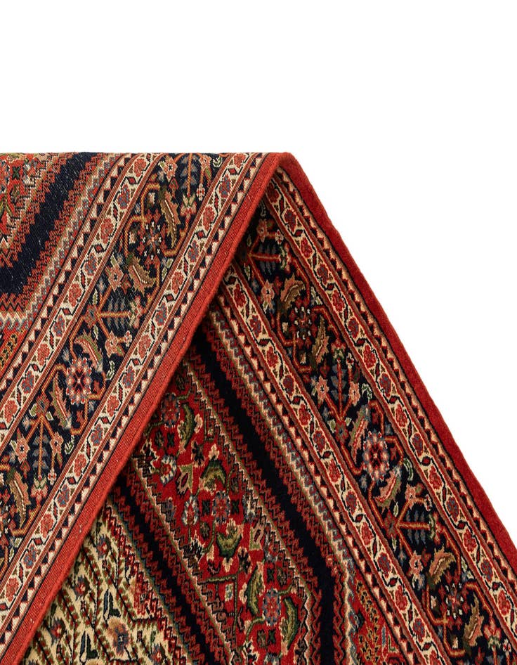 Detail image of  4' 5 x 6' 6  Hand Knotted Farahan Oriental Wool Rug