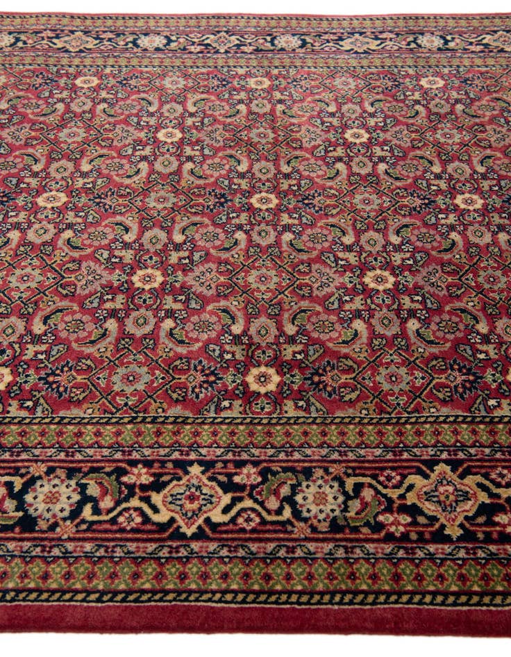 Detail image of  5' 4 x 9' 10  Hand Knotted Farahan Wool Rug