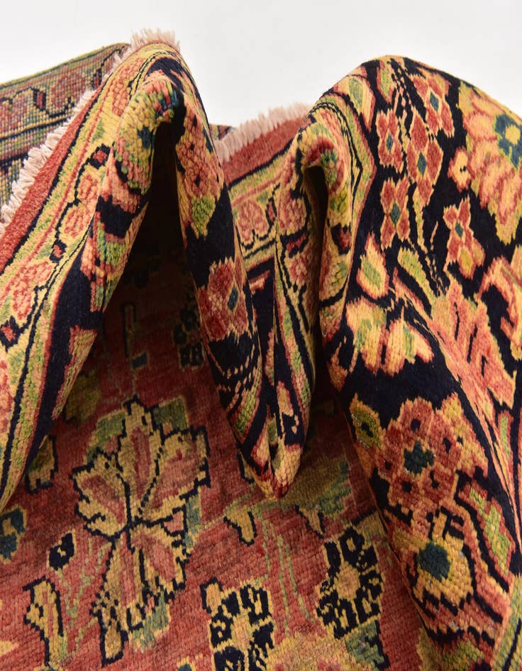 Detail image of  8' 9 x 12'  Hand Knotted Farahan Persian Wool Rug