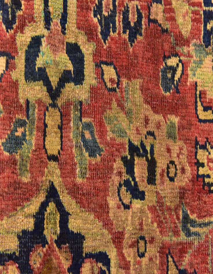 Detail image of  8' 9 x 12'  Hand Knotted Farahan Persian Wool Rug