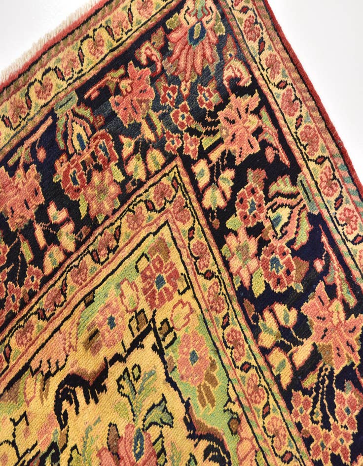 Detail image of  8' 9 x 12'  Hand Knotted Farahan Persian Wool Rug