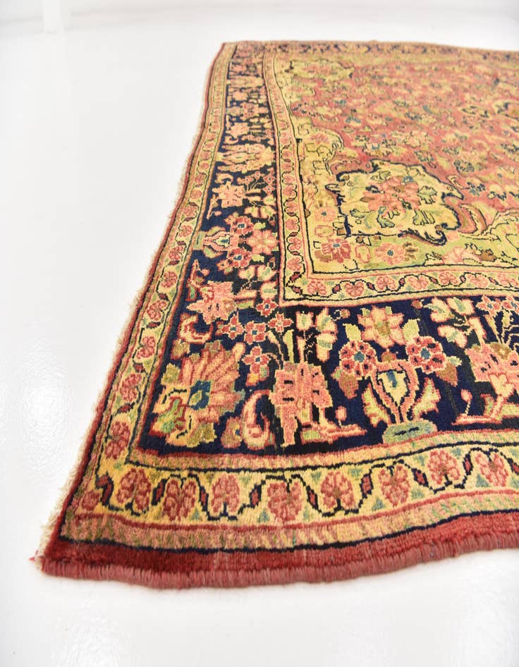 Detail image of  8' 9 x 12'  Hand Knotted Farahan Persian Wool Rug