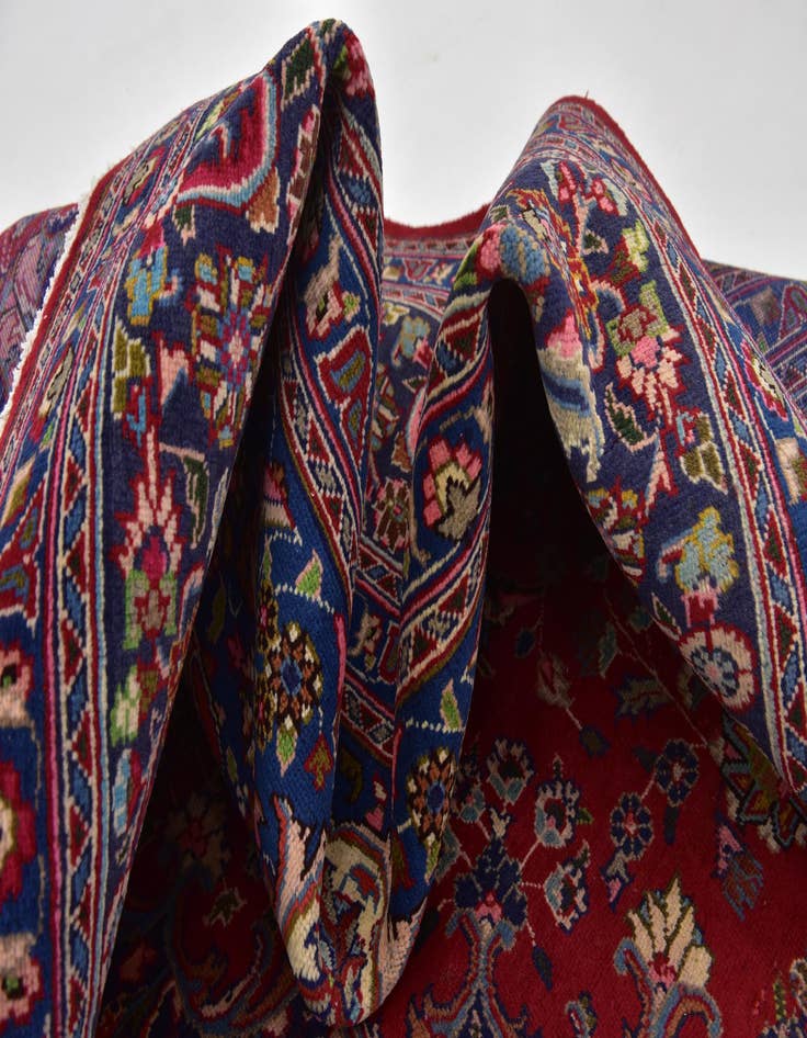 Detail image of  9' 8 x 12' 8  Hand Knotted Farahan Persian Wool Rug