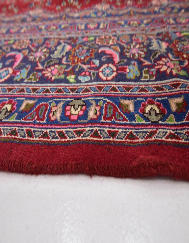 Detail image of  9' 8 x 12' 8  Hand Knotted Farahan Persian Wool Rug