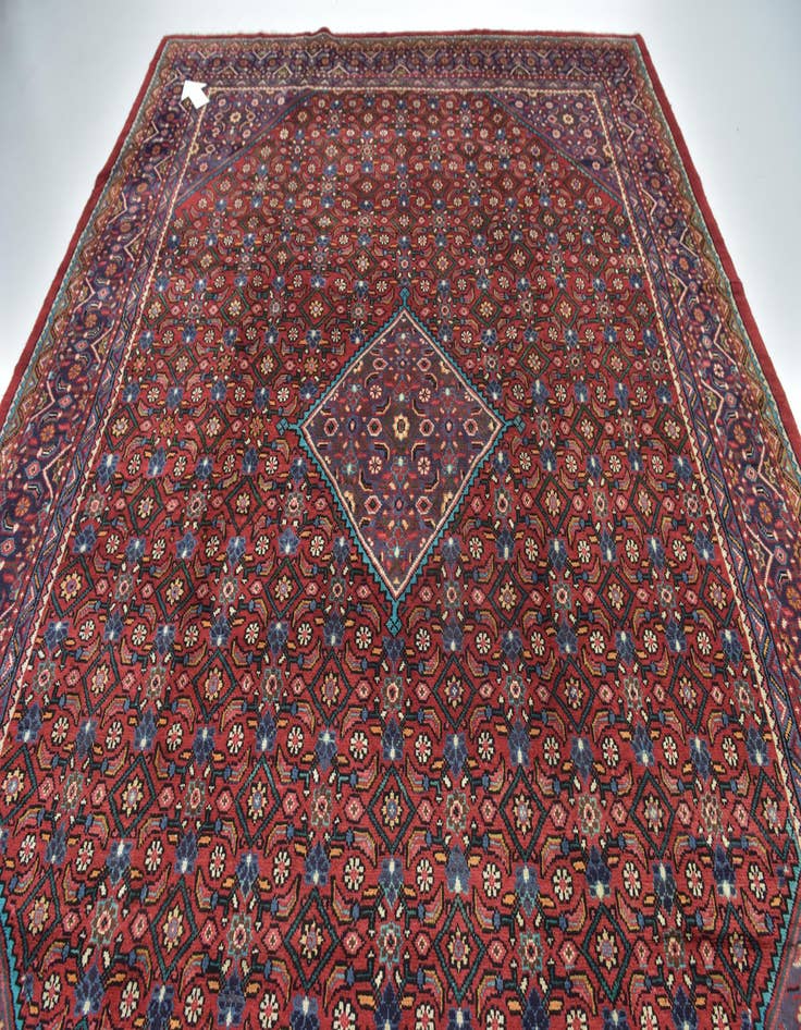 Detail image of  10' x 13' 2  Hand Knotted Farahan Persian Wool Rug