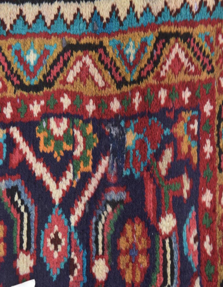 Detail image of  10' x 13' 2  Hand Knotted Farahan Persian Wool Rug